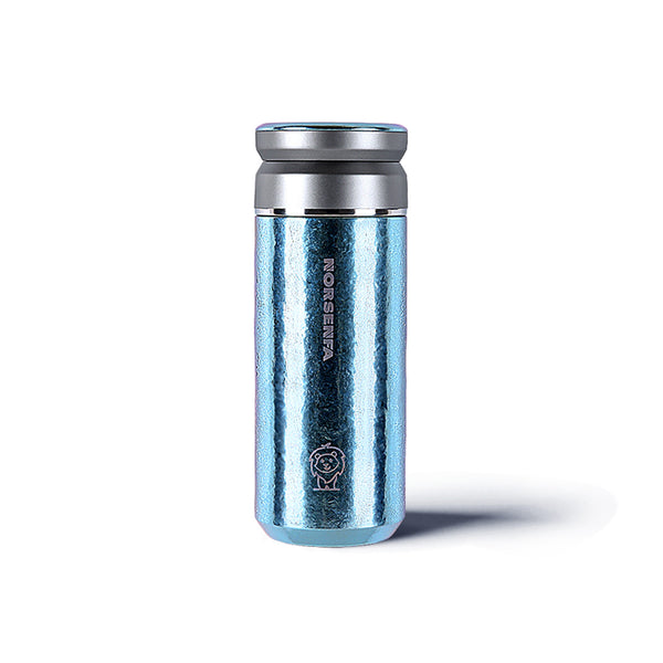 400ml Titanium Water Bottle with  Screw Lid Double-Walled  Vacuum Insulated Filter Leak-Proof Travel Outdoor